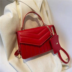 Embroidered Thread Shoulder Messenger Tote Bag Torebki