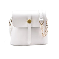 Small Bucket Bag Women PU Leather Shoulder Cross Body Bag