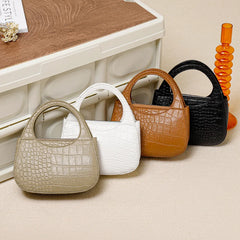 Crocodile Pattern Women Handbag Top Handle Shoulder Bags