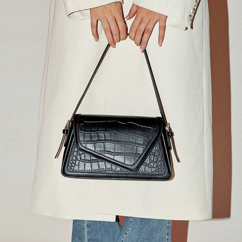 Crocodile Shoulder Bag Shopper Mobile Bag