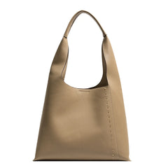Women's Bucket Bag Shoulder Pack Solid Color Travel Handbag