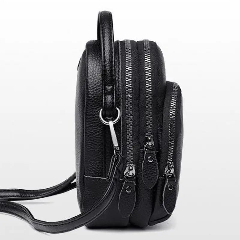 High Capacity Leather Mobile Phone Bag Women Crossbody Bags