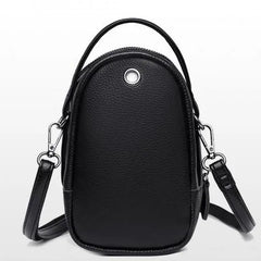 High Capacity Leather Mobile Phone Bag Women Crossbody Bags