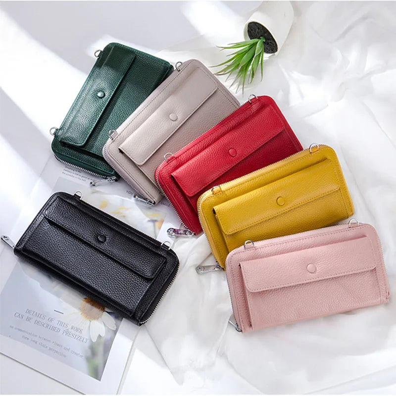 Large Capacity Leather Shoulder Bag Women