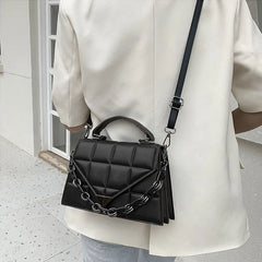 Pu Leather Messenger Shoulder Bag for Women