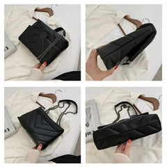 High-quality One-shoulder Messenger Bag with Chain Strap