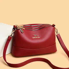 Women's Leather Crossbody Shoulder Handbag