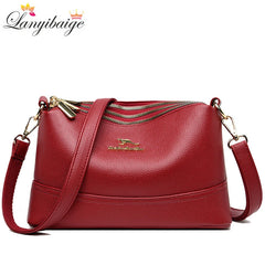 Women's Leather Crossbody Shoulder Handbag