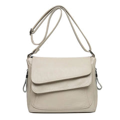 Soft Leather Handbag Casual Shoulder Bags for Women