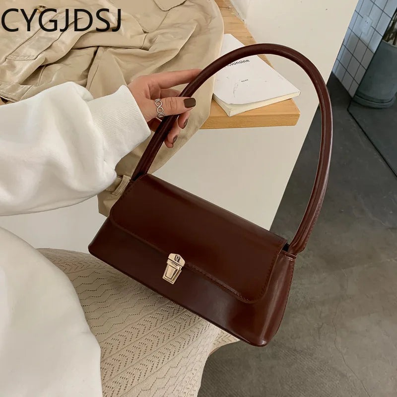 Women's Top Handle Shoulder Bag, Elegant Handbag for Ladies