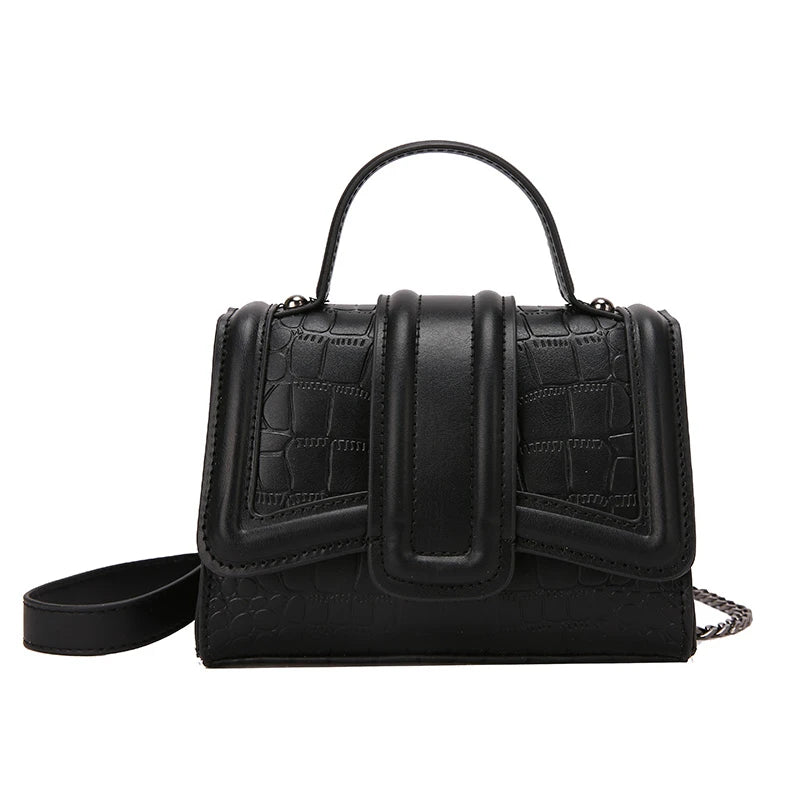 Crocodile Print PU Leather Women's Shoulder Tote Bag