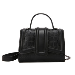 Crocodile Print PU Leather Women's Shoulder Tote Bag