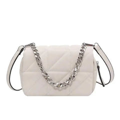 Nylon Mini Shoulder Bag Satchel Style Crossbody Bags Metale Chain Clutches
