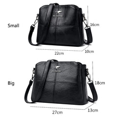 Small Leather Crossbody Bag for Women Shoulder Bag Tote Handbag