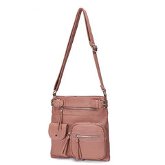 Women's Waterproof PU Leather Shoulder Bag