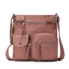 Women's Waterproof PU Leather Shoulder Bag