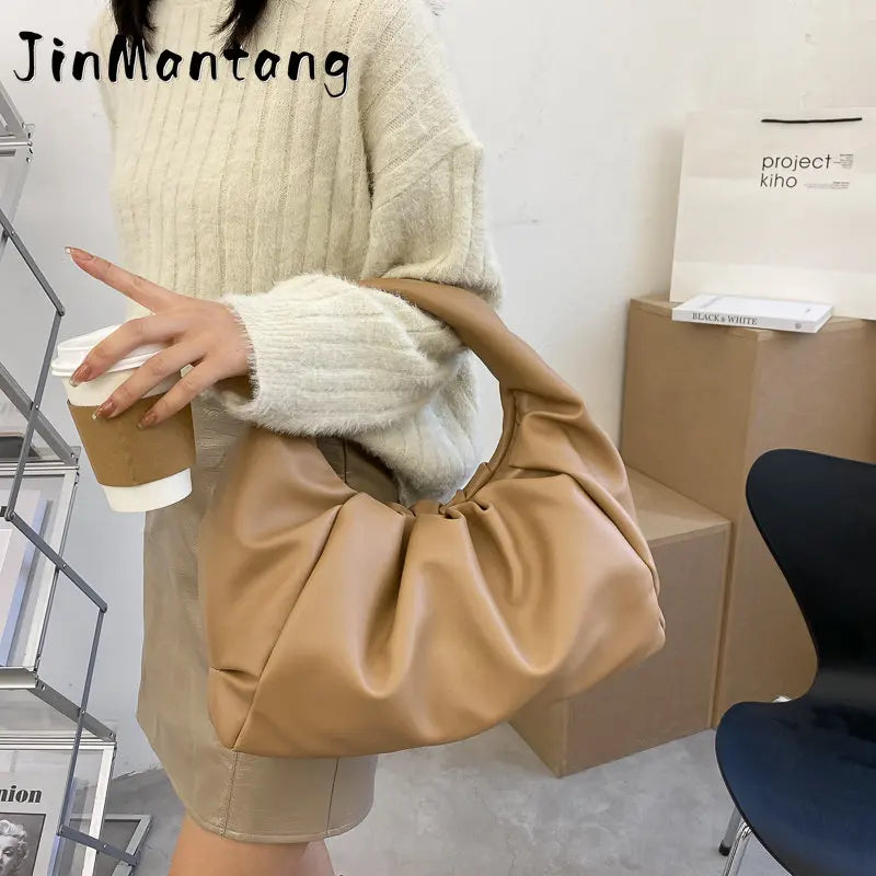 Women's Soft Tote Shoulder Bag Roupas Femininas Clutch