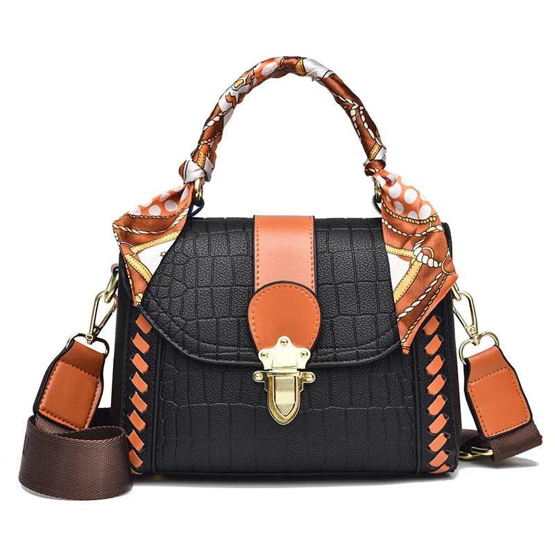 Women's Leather Crossbody Messenger Bag