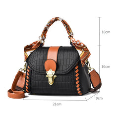 Women's Leather Crossbody Messenger Bag