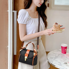 Women's Leather Crossbody Messenger Bag
