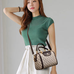 Women Leather Handbag Crossbody Shoulder Tote Boston Bag