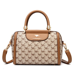Women Leather Handbag Crossbody Shoulder Tote Boston Bag