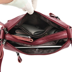 Retro Shoulder Bags High Leather Crossbody Bags for Women