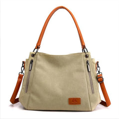 Canvas Shoulder Crossbody Bags Female Messenger Bag Tote