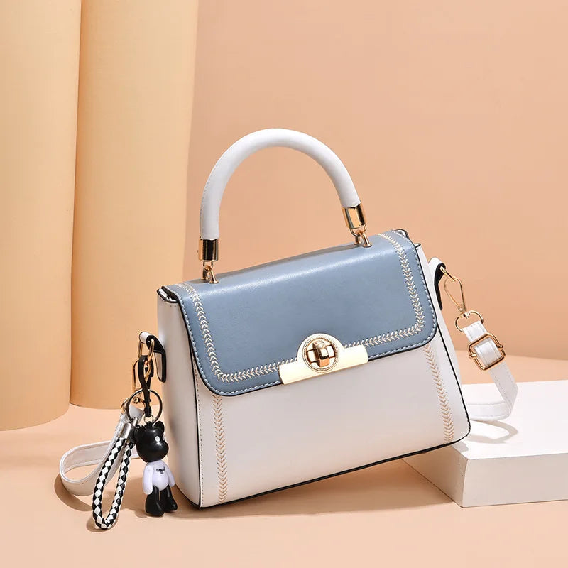Women's Crossbody Messenger Bag Small Shoulder Handbag with Flap