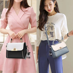 Women's Crossbody Messenger Bag Small Shoulder Handbag with Flap