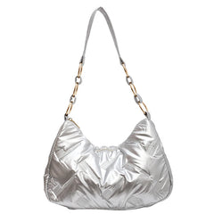 Women's Cotton Crossbody Bag for Winter Shopping