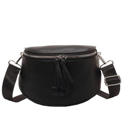 Women's Saddle Crossbody Bag Summer Shoulder Bag High PU Leather Chest Packs