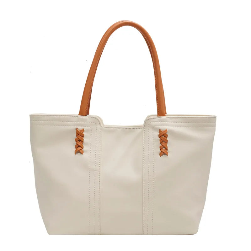 Large Capacity Shoulder Handbags Womens High PU Leather Women's Casual Diagonal
