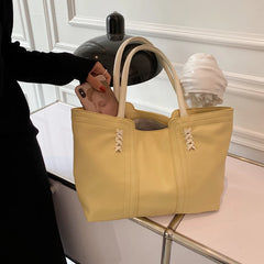 Large Capacity Shoulder Handbags Womens High PU Leather Women's Casual Diagonal