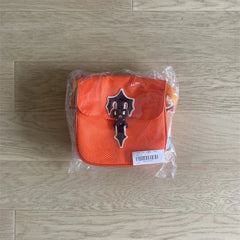 Orange Messenger Bag 1.0 with London High Street Star Men's Wallet