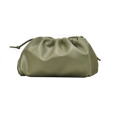 Cloud Shape Women Clutch Bag Pleated Dumpling Shoulder Messenger Bag