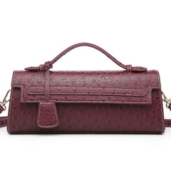 Ostrich Women Bags Handbag Ladies Tote Bag Female Long Tote Shoulder Bag