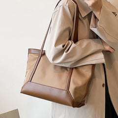 Oxford Shoulder Bags For Women Large Tote Bag Handbag Underarm Bag