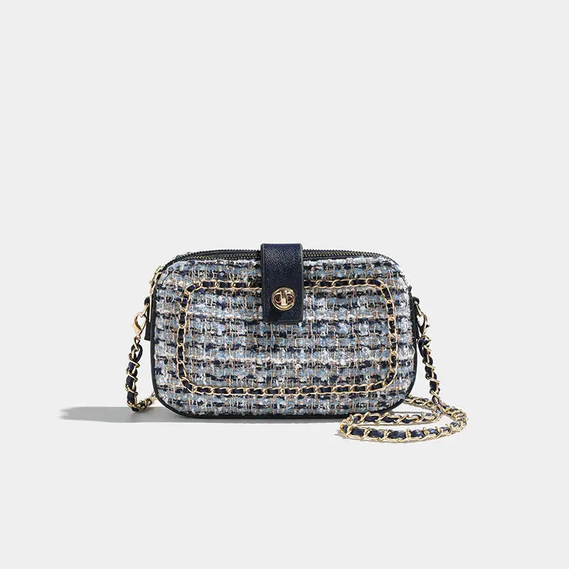 Woolen Fabric Shoulder Messenger Bag for Women