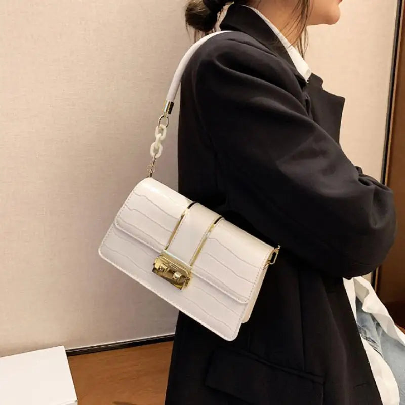 Women's Shoulder Bag Crossbody Handbag Small Flap Solid Summer Style