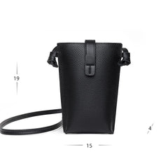 Soft Leather Crossbody Bag High Solid Tassel Shoulder Retro Purse Handba