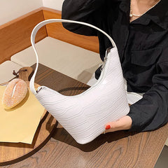 Stone Pattern Armpit Bags For Women Ladies Handbags Shoulder Bag