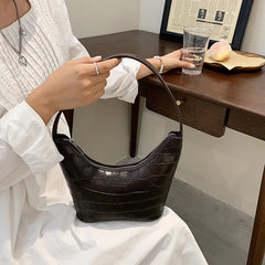 Stone Pattern Armpit Bags For Women Ladies Handbags Shoulder Bag
