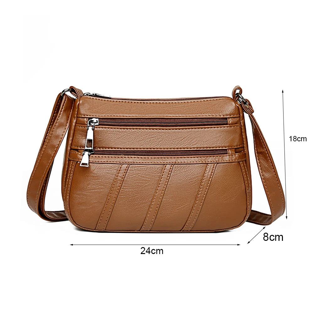 Women Shoulder Bag Ladies Crossbody Mother Bag Multi-pocket Purse Handbag