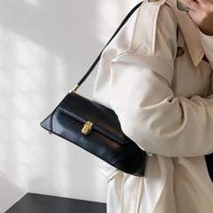 Large PU Leather Women Shoulder Bag Underarm Bag