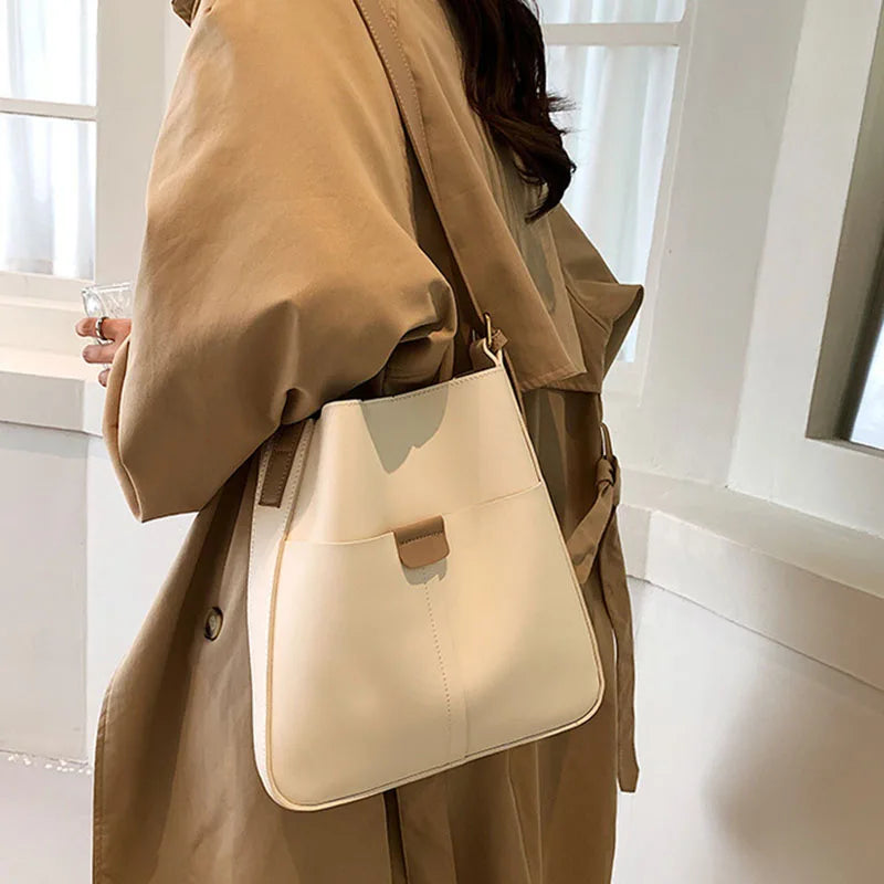 Small Flap Women's Handbags Large Capacity Shopper Bag