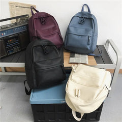 Women Travel Backpack Soft PU Leather Girls School Backpack