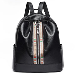 Women Travel Backpack High PU Leather Girls School Backpack