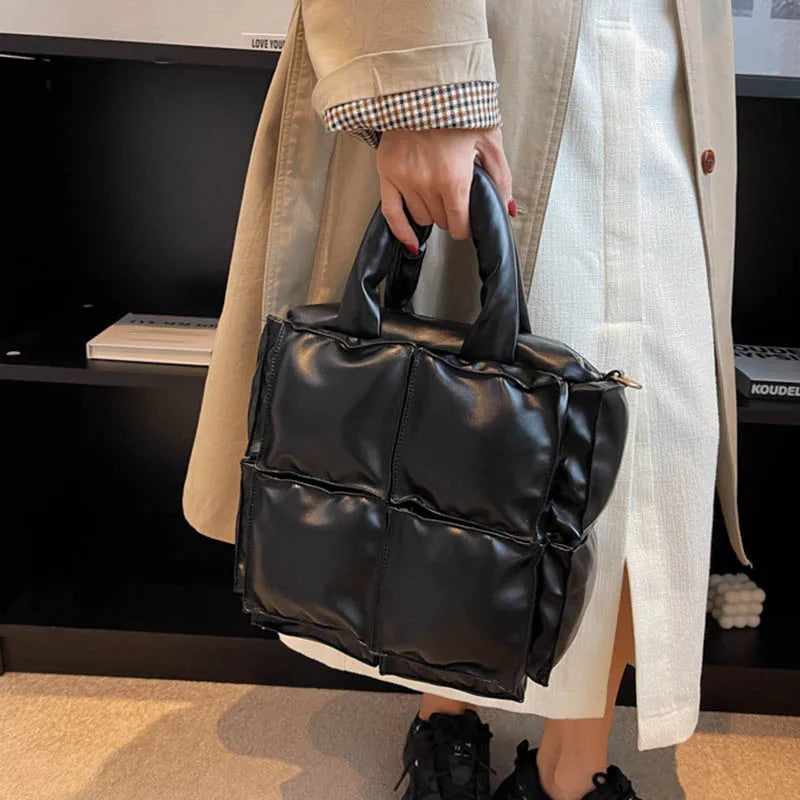 Women's Soft Pu Leather Tote Bag Large Capacity Crossbody Clutches