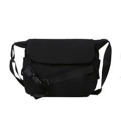 Canvas Large Capacity Women's Shoulder Bag Solid Color Casual Female Crossbody